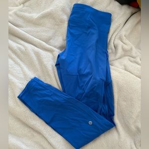 Lululemon swift speed high rise legging blue, size 10